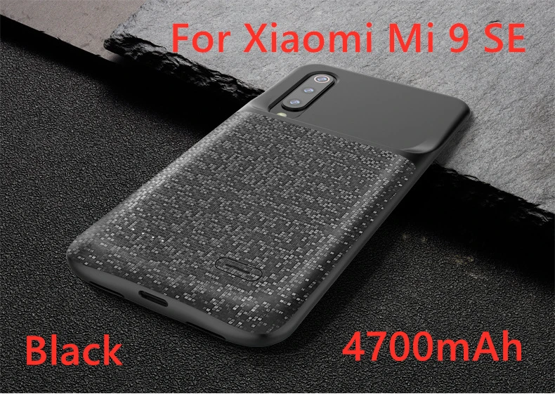 Чехол для зарядного устройства для Xiaomi mi 9 mi 9 SE 4700 mAh внешний тонкий аккумулятор перезаряжаемая задняя крышка для Xiaomi mi 9 чехол для аккумулятора