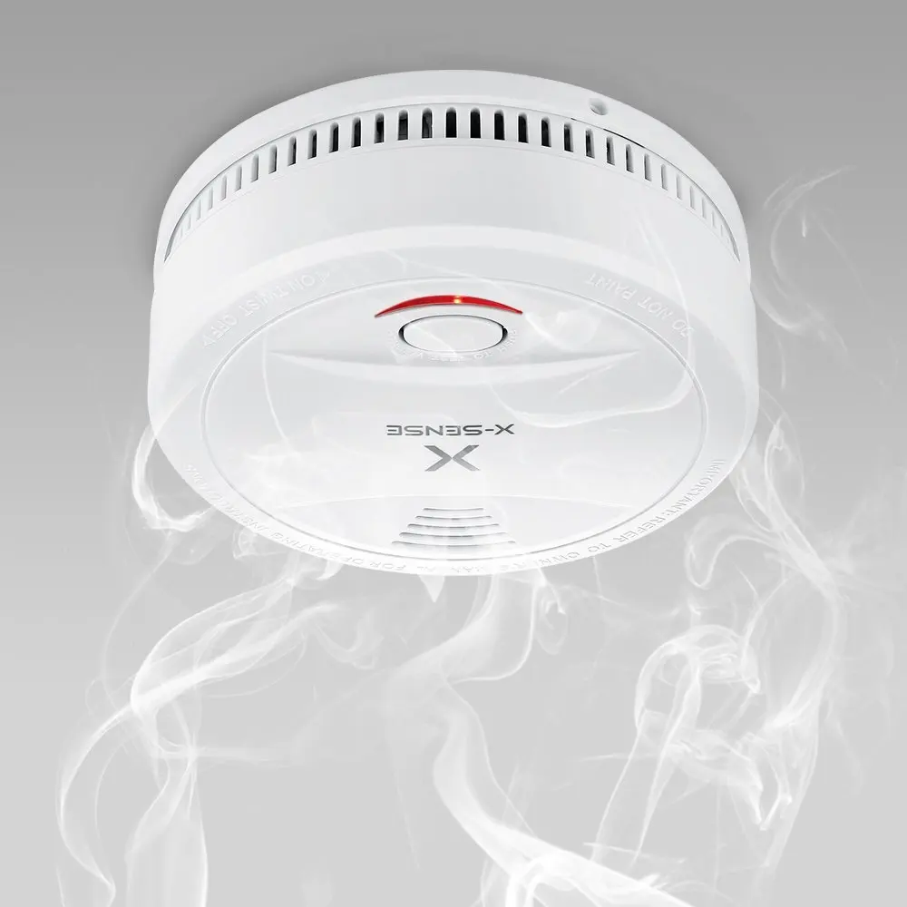 

Smoke alarm SD12 battery 10 years fire smoke alarm for room channel office security smoke detector National CCC certification