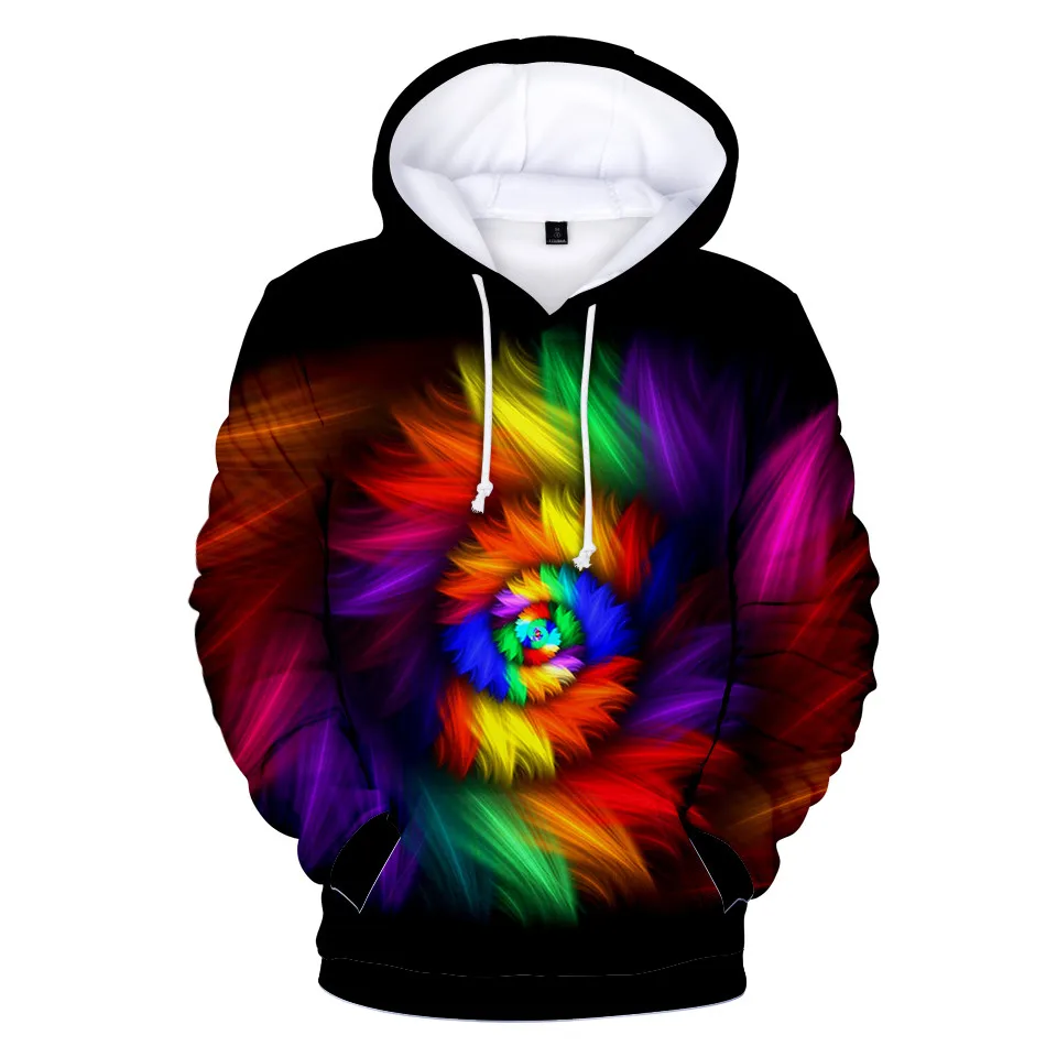  Tie Dye Flashbacks hoodies sweatshirt moletom feminino women men casual harajuku oversize hoodie tr