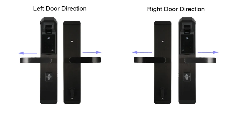 RAYKUBE электронный дверной замок с отпечатком пальца домашний Противоугонный замок проверка отпечатков пальцев интеллектуальный замок с паролем RFID R-FZ3