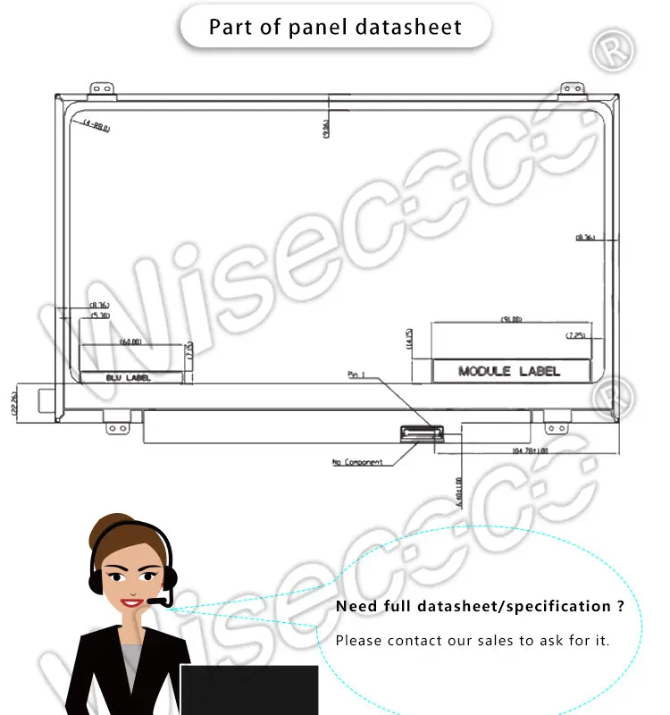 Painéis e LCDs p/ tablet
