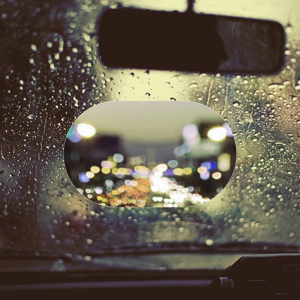 Автомобильная Зеркальная Наклейка заднего вида, прозрачное окно автомобиля, пленка, анти-отражение, автомобильная зеркальная защитная пленка, противотуманная водонепроницаемая