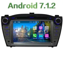 7” 2GB RAM Quad Core Android 7.1.2 4G WiFi SWC BT Multi Car DVD Player Radio Stereo GPS Navi For Hyundai Tucson IX35 2009-2015