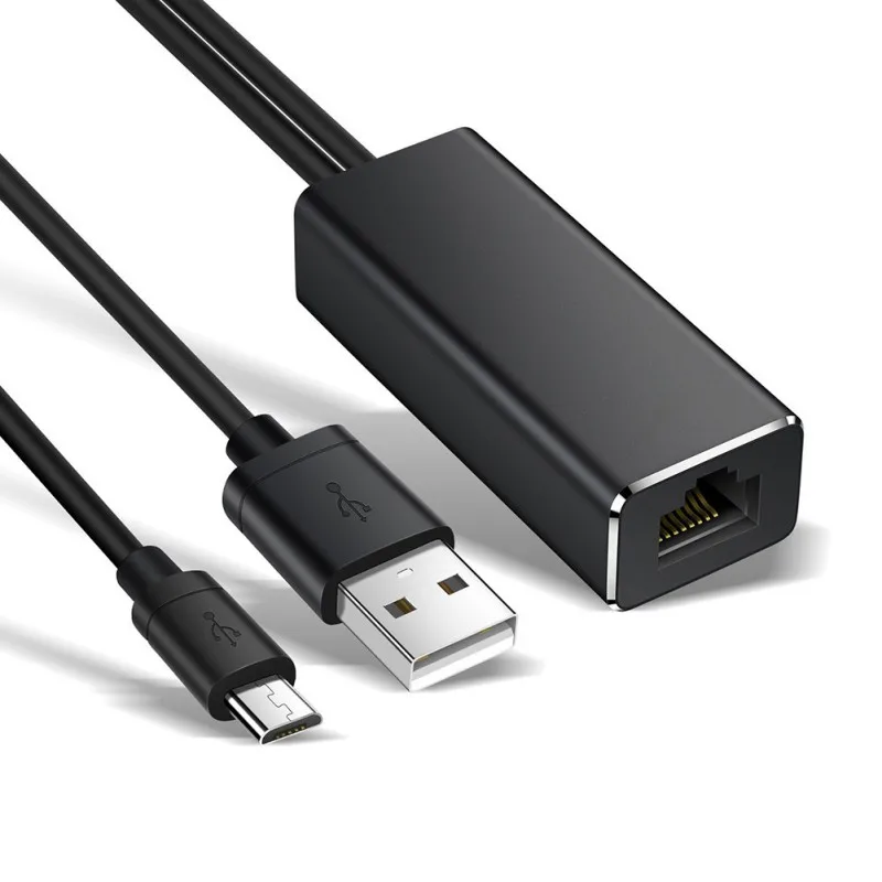 RJ 45 Ethernet адаптер Micro USB для огня ТВ Chromecast 2 1 Ультра Аудио ТВ-Палка для Chromecast Ethernet адаптер для Google