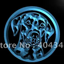 LB666-собака далматинец Pet светодиодный неоновый знак