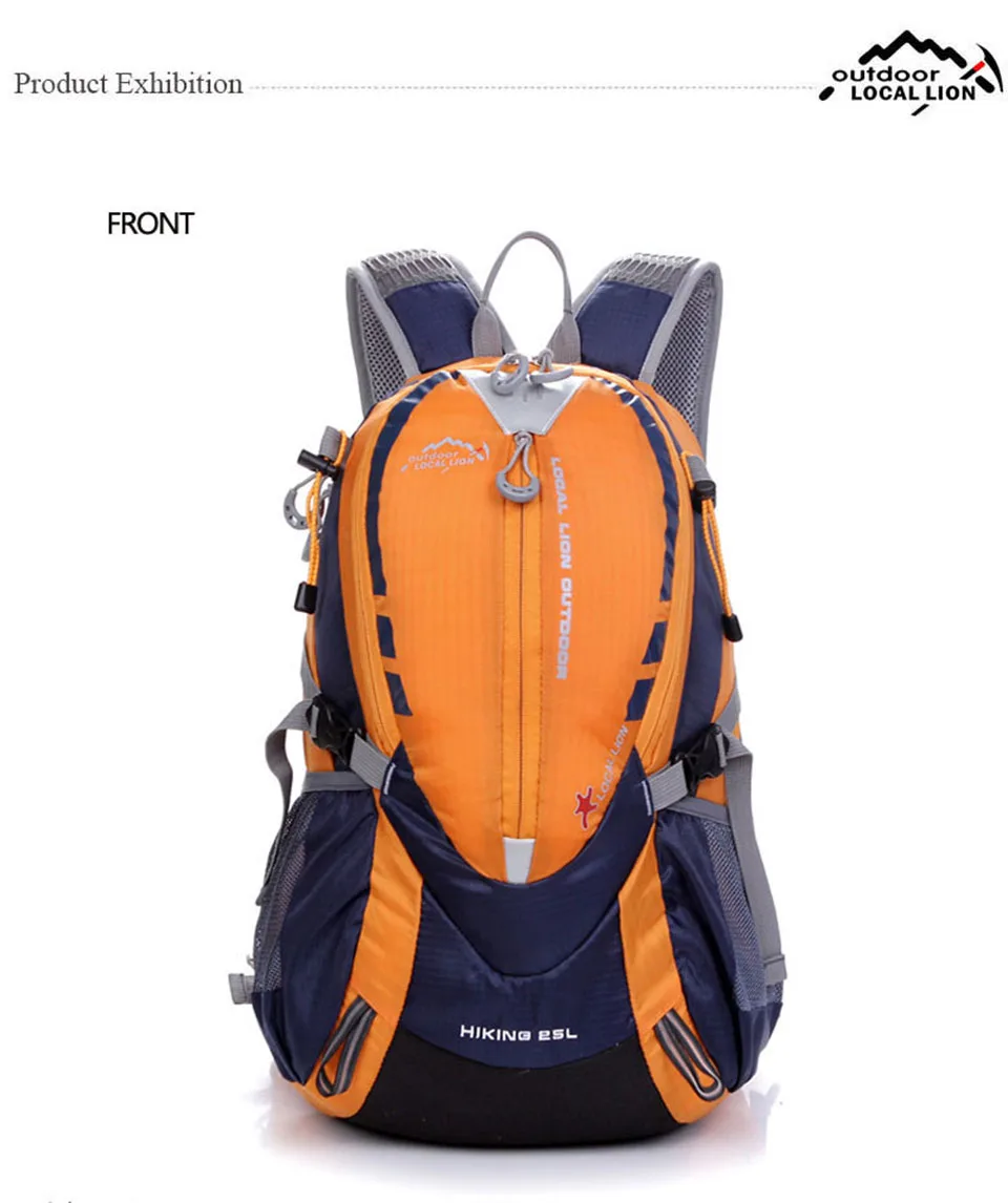 Открытый Местный лев 25л Водонепроницаемый нейлоновый альпинистский рюкзак Открытый велосипедный рюкзак кемпинг рюкзаки спортивные рюкзаки сумка