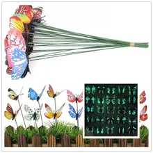 25 шт светящиеся бабочки украшения сада декоративные 3d бабочки светятся в темноте светящиеся бабочки для декора