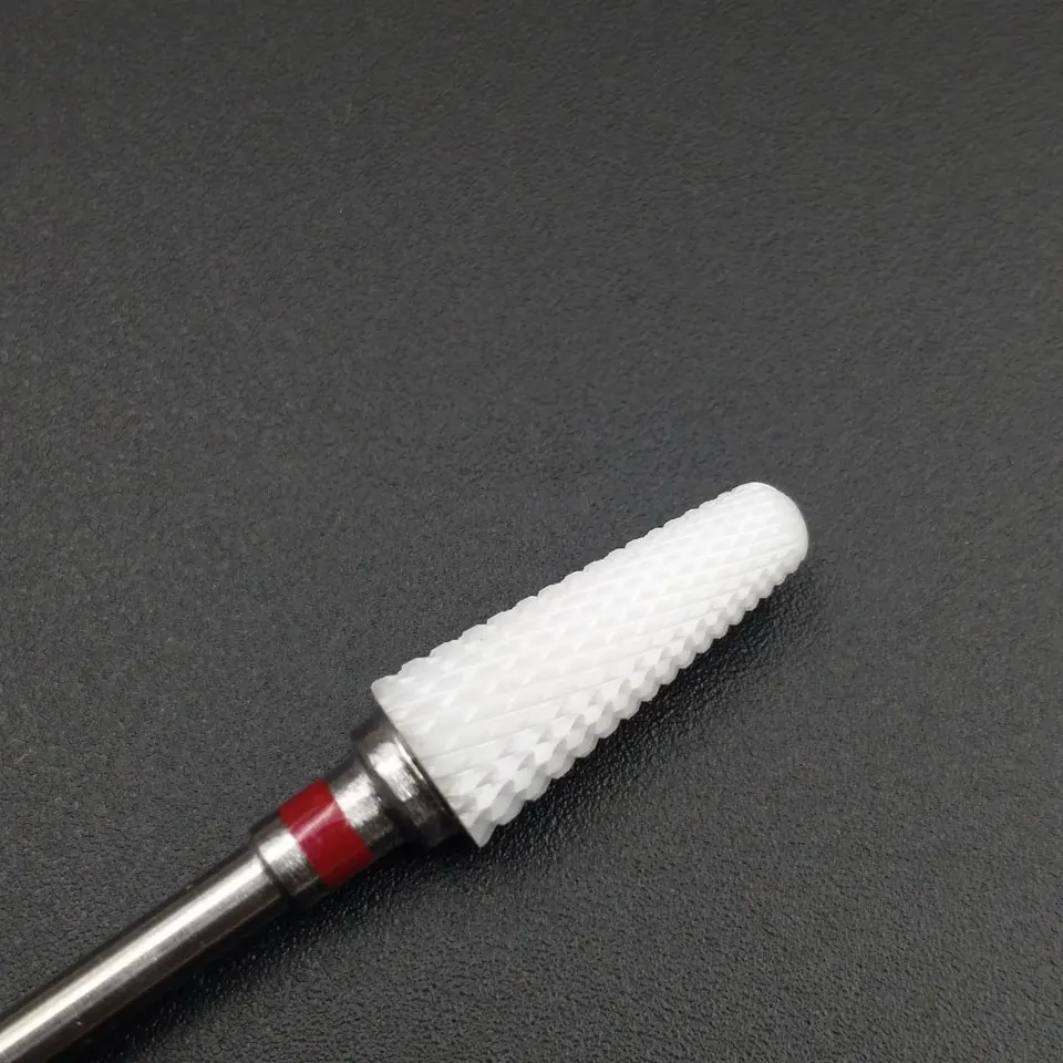 HYTOOS керамическое конусное сверло для ногтей 3/3" роторные сверла для маникюра, педикюра, инструменты для маникюра, аксессуары для ногтей, фреза