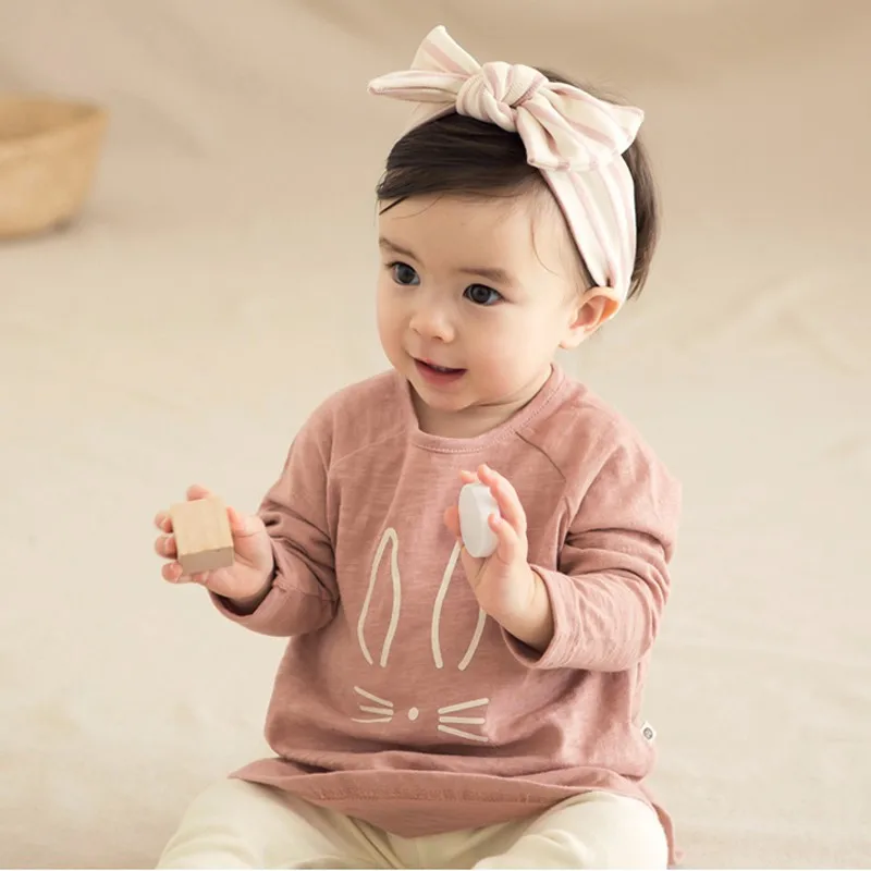 

Cotton Girls T-Shirts Cute Sport Shirts Baby Girls Tees Infant Girls Long Sleeve T-Shirt Baby Clothing Spring 9M-3Y