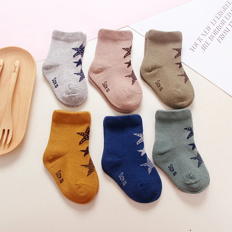 6pairs 2016 HOT cute baby socks Infant Baby Boy Girl socks New Born