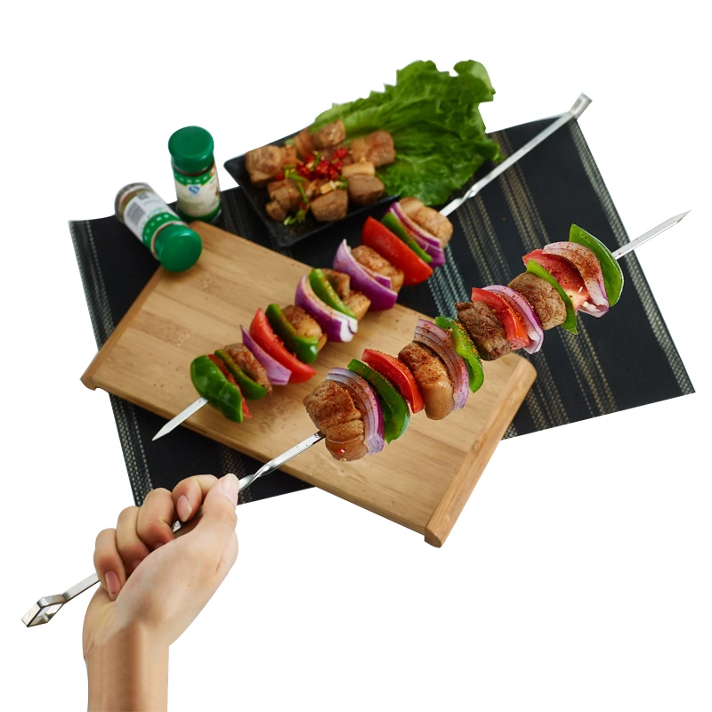 stainless steel bbq skewers  (3)
