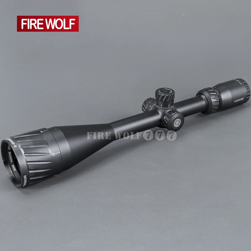 

HAVVKE 5-20X50 AOIR Hunting Scopes RGB Illuminated Optic Sight Reticle Scope Full Size Tactical Scope For Airsoft Air Guns