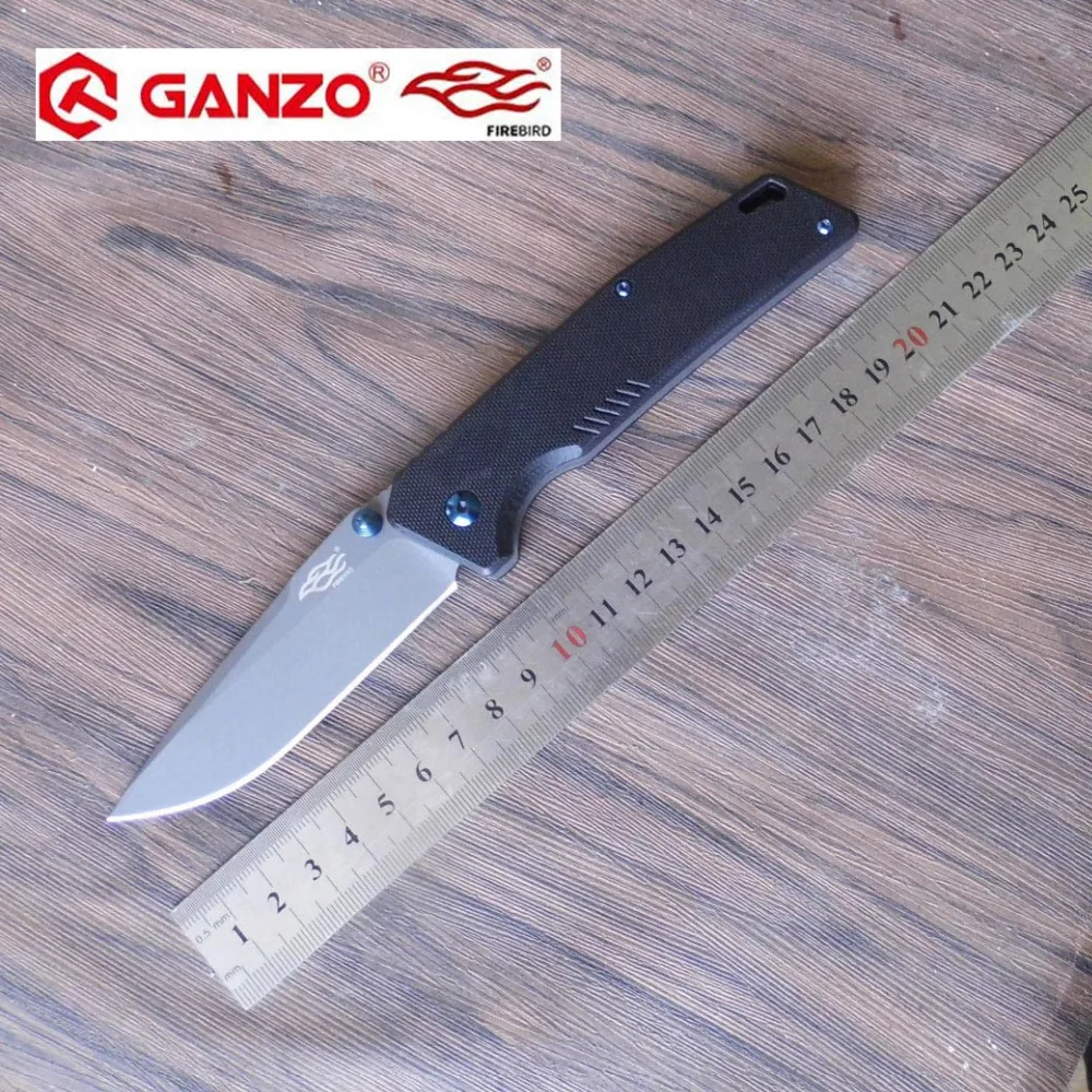 58-60HRC Ganzo FB7603 440C G10 or Carbon Fiber Handle Folding knife Survival Camping tool Pocket Knife tactical edc outdoor tool