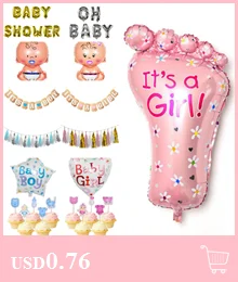 Пол раскрывает одноразовые столовые приборы Baby Shower party девочка или мальчик тарелка чашка Салфетка скатерть нож вилка ложка вечерние