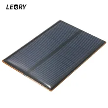 LEORY Hot 5.5V 0.66W 120mAh Monocrystalline silicon Solar Panel Module DIY Mini Solar Cells Battery Phone charger wholesale