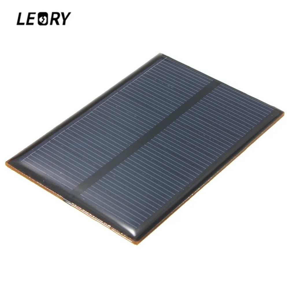 Leora 5 V 0 66 W 120mAh монокристаллический силиконовый модуль солнечной панели DIY мини