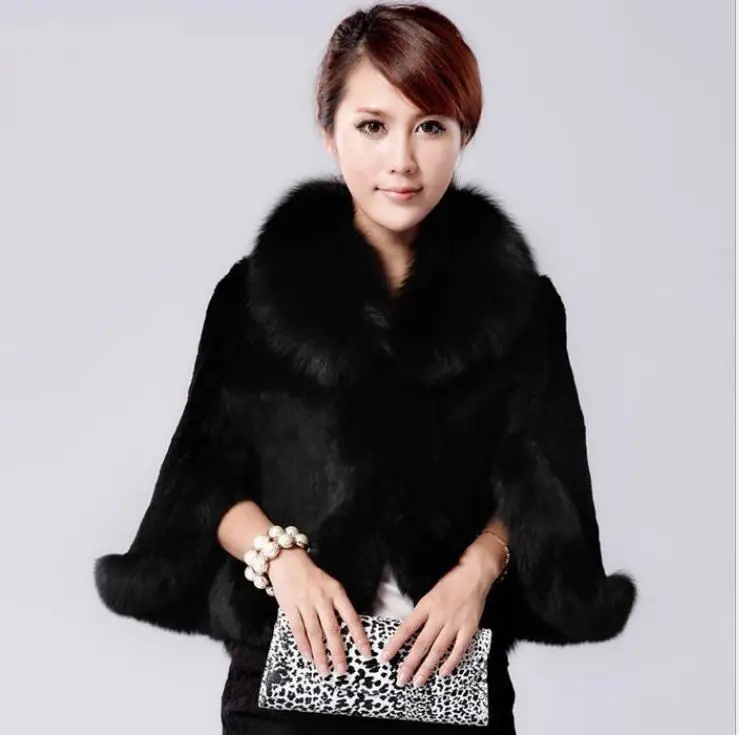 Chaqueta Cuero Mujeroft имитация кроличьего меха женская одежда верхняя Mujer зима осень