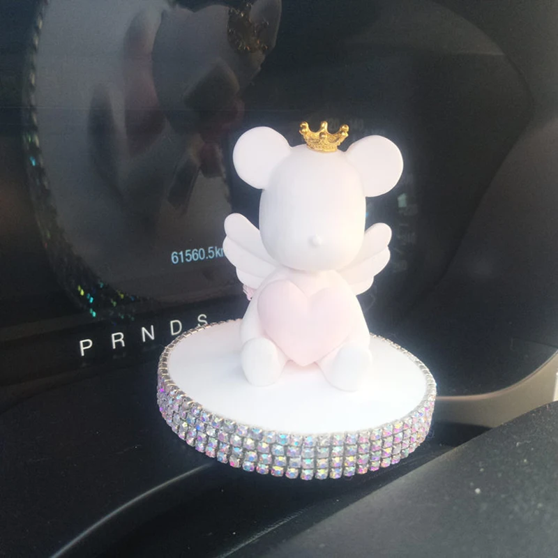 Purificadores de ar do Carro Pingente de Cão da Saída de ar do Carro Remover o Odor Aromaterapia Pedra Iksnail Anjo Perfume Clipe Pendurado Desumidificação 13 Purificador de ar