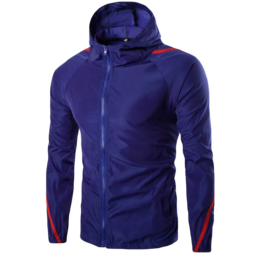 

Sweatshirt for men Pure color plus size zipper pullover long sleeve Hooded sweatshirt Tops moletom male Fashion men 2019