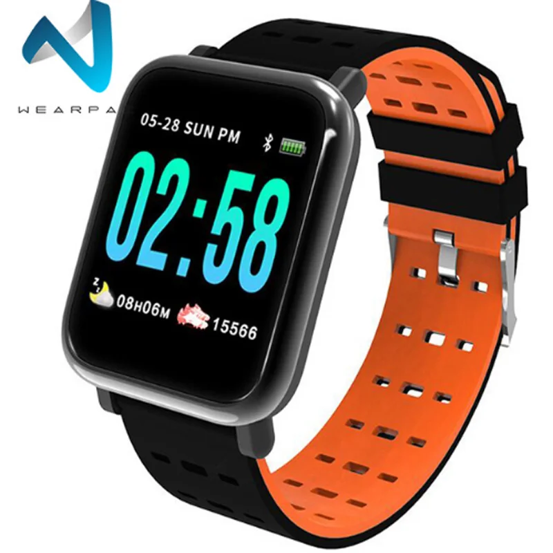 

Wearpai A6 smart watches women Bluetooth Fitness Tracker Water Resistant IP67 Activiteit Tracker Voor Mannen Vrouwen horloges