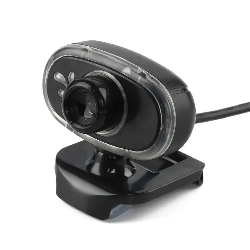 

USB Web Camera HD 12M Pixel Clip-on 360 Degree Rotating Webcam Sound Absorbing with Microphone MIC For Android TV PC Computer