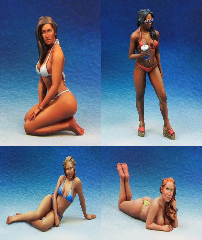 

1/35 Scale Assembly Resin Figure kit Beach girl
