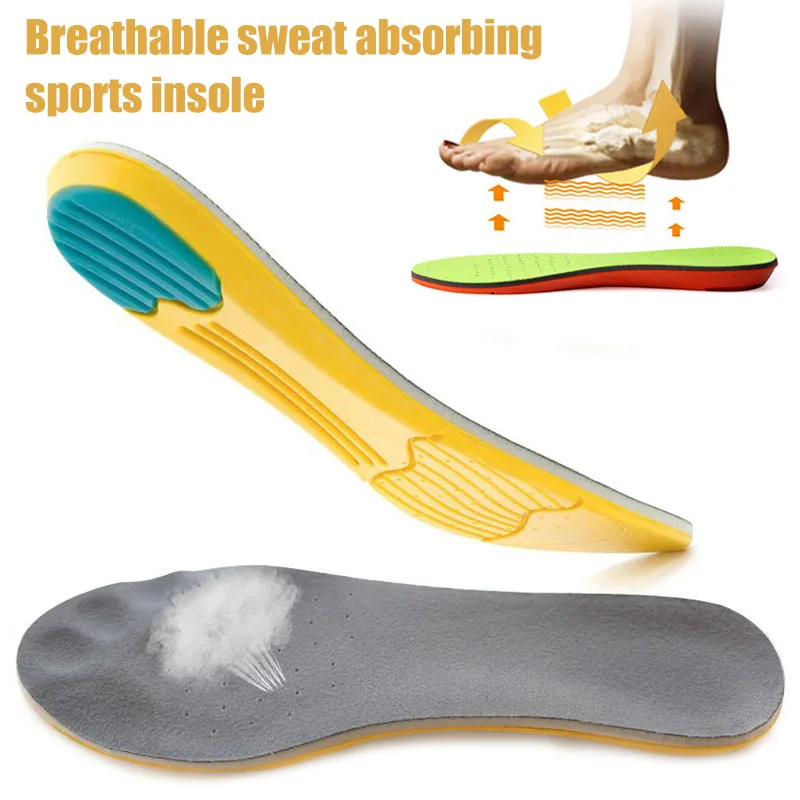 

Memory Foam Orthotic Insoles Arch Insert Cushion Sport Support Shoe Pads FC55