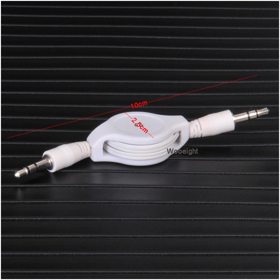 Dewtreetali New Arrival Aux Stereo 3.5mm 1m Car Male to M AUX AUXILIARY Sound Stereo Audio Data Cable MP3 Car Accessories-6