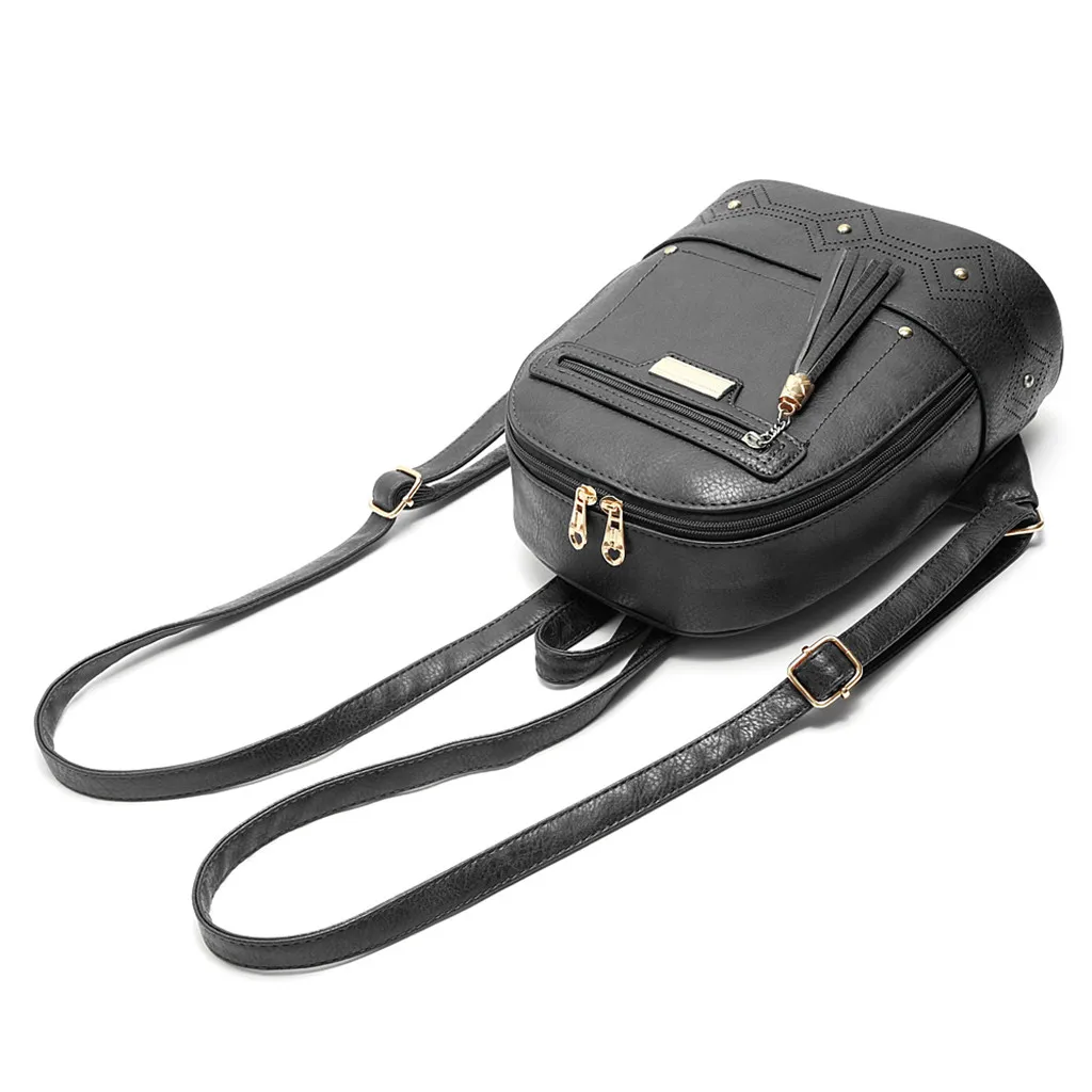 Модный женский рюкзак, модная сумка на плечо с кисточками, полый тренд, рюкзак для ноутбука mochila# G4