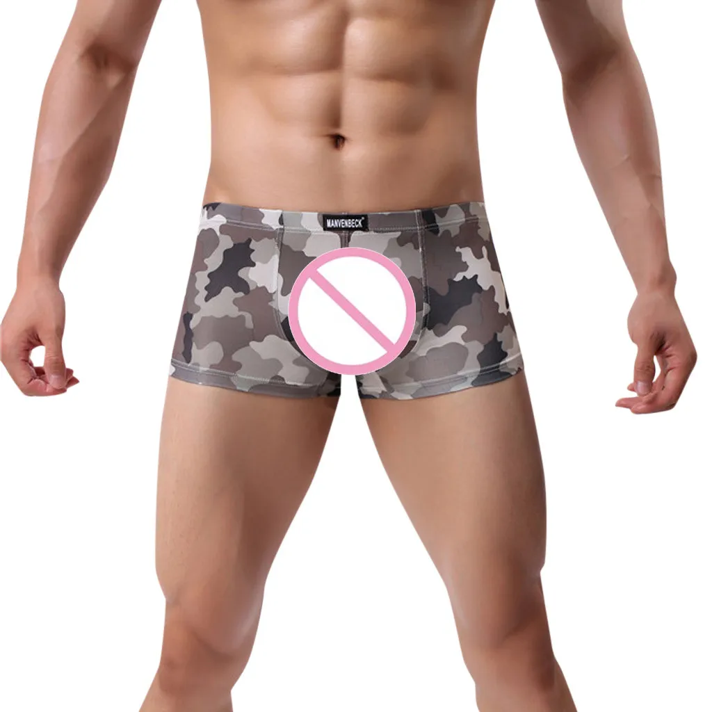 Мужские популярные сексуальные модные цветные трусы с принтом мужское