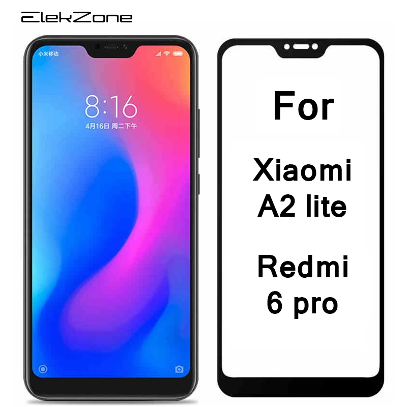 For Xiaomi Redmi 6 ProA2 Lite Full Cover Screen For Xiaomi Redmi 6 Pro Protector For Xiaomi Redmi A2 Lite Tempered Glass Film (1)