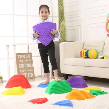 

Children's early education physical fitness training balance tread stone colorful indoor and outdoor fitness toys balance Game