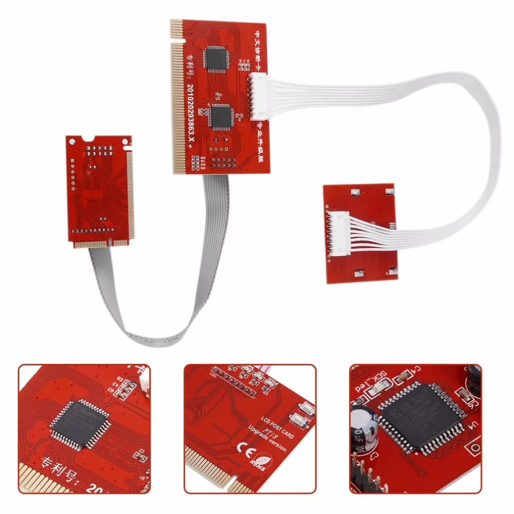 Планшет PCI Анализатор материнской платы Диагностический Тесты er Post Тесты карты для портативных ПК Desktop PTI8