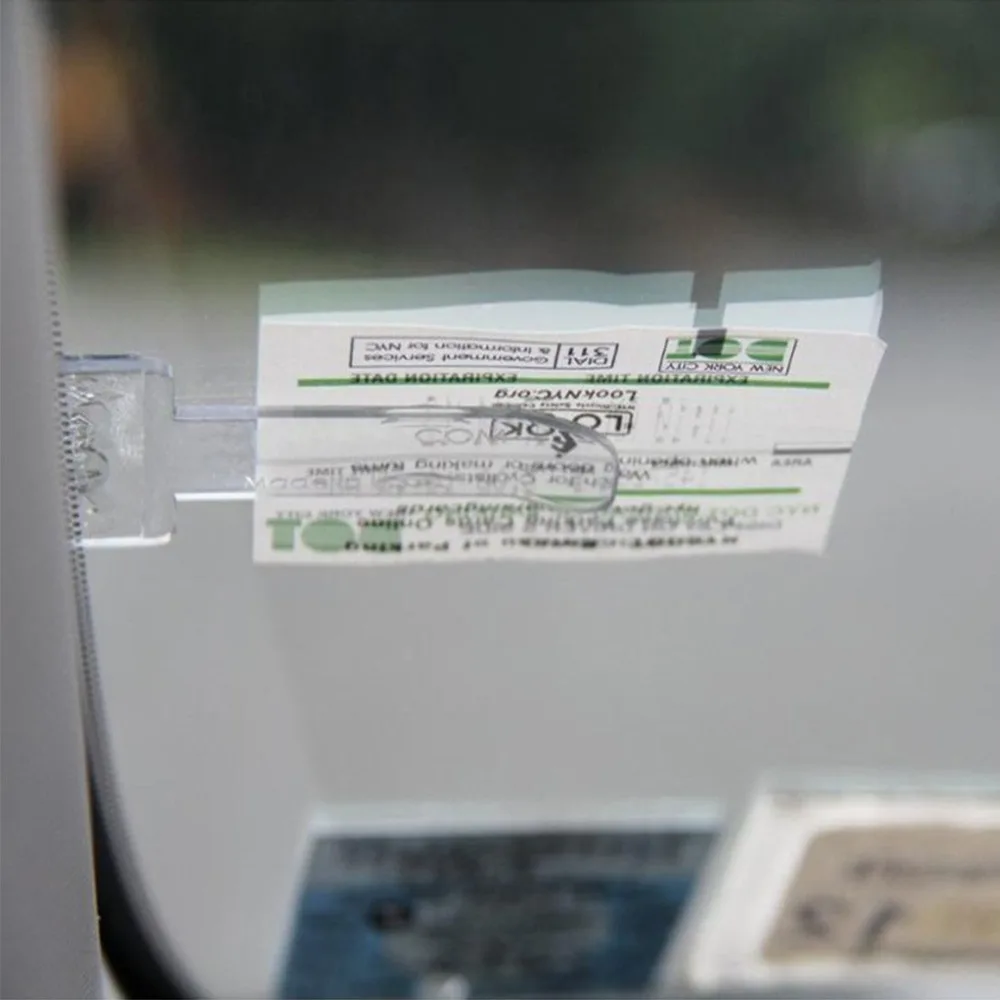 2 шт. автомобильный накладной, папка для билетов, пластиковая переносная автомобильная парковочная карточка, держатель для билетов, клипса, наклейка, держатель для окна на ветровое стекло автомобиля