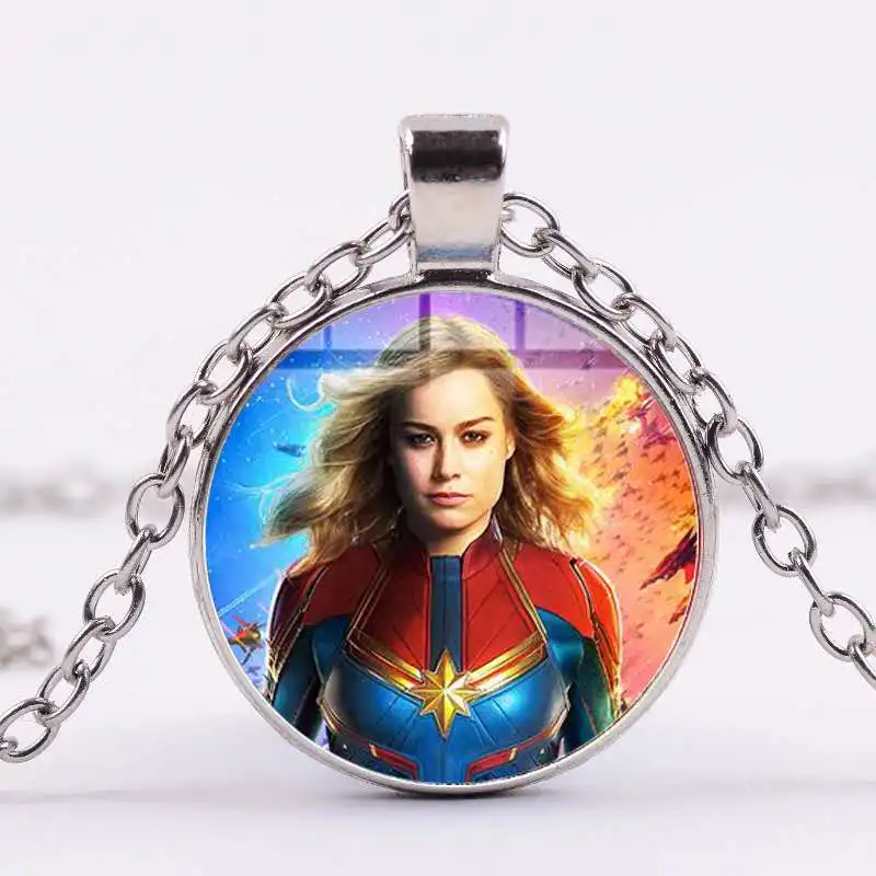 Новинка 2019 высокое качество капитан ожерелье с персонажами из Marvel горячая