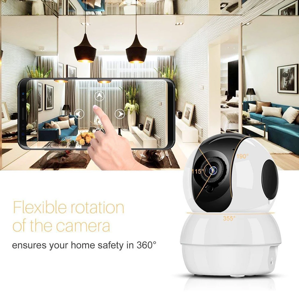 Фреди 1080 P/720 P Видеоняни и радионяни IP Камера Wi-Fi Home Security ночная версия камеры Indoor Беспроводной наблюдения сетевая камера видеонаблюдения