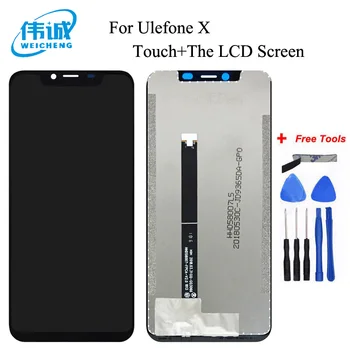 

WEICHENG Top Quality For 5.85 inches Ulefone X LCD Display Digitizer With Touch Screen Replacement +Free Tools