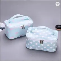 

ute Portable Womens Toiltries Wash Bag With Handles