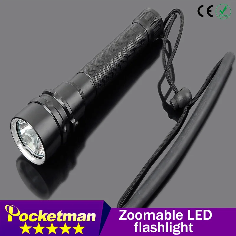 

LED flashlight 3800 Lumens XM-L2x3 Waterproof Flashlight Torch For Night Diving Camping Hunting Fishing ZK50