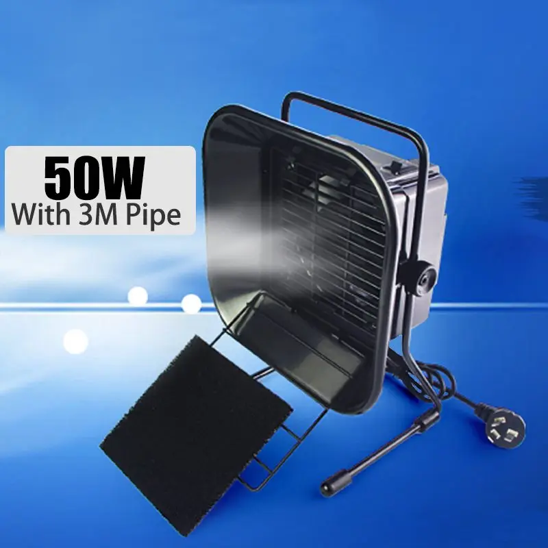 

220V 50W Low noise Activated carbon filter sheet Solder Smoke Absorber oldering Iron Smoke Fan Remover
