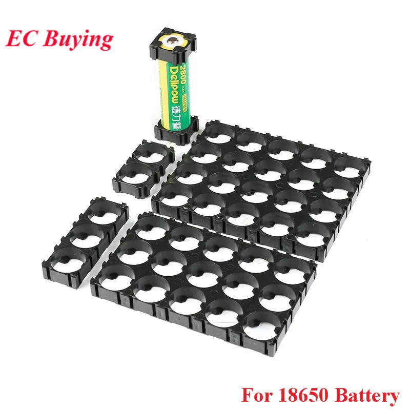 5 шт. 1p 2p 3p 3x5 4x5 18650 Стандартный пластиковый кронштейн 3*5 4*5 для аккумулятора