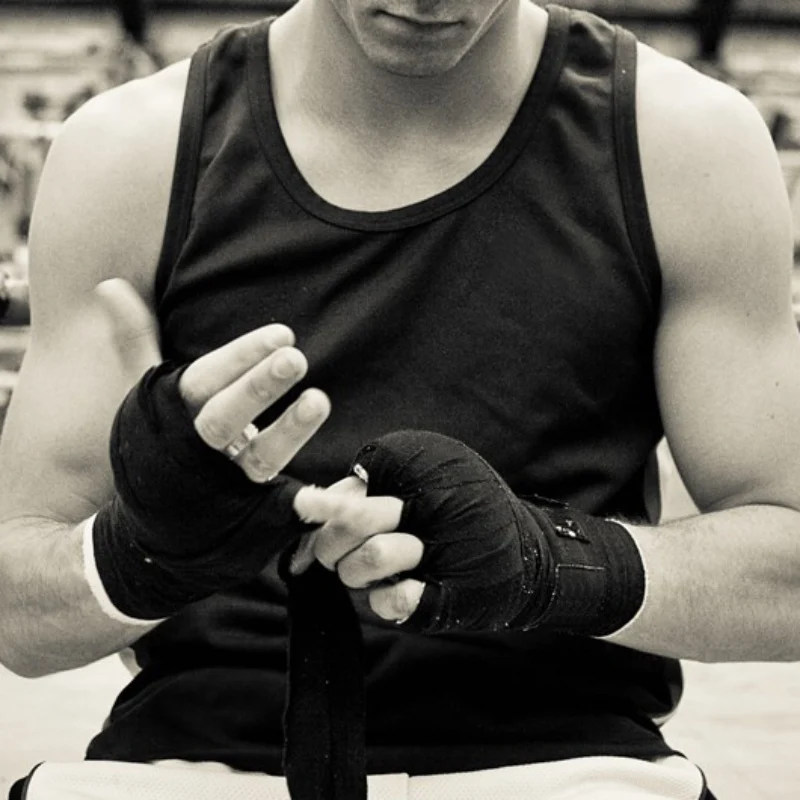 2 рулона 2,5 м хлопок спортивный бинт Муай ремешок для тайского бокса Боксерский бандаж Санда Муай Тай ММА тхэквондо повязки на руки боксерская спортивная одежда