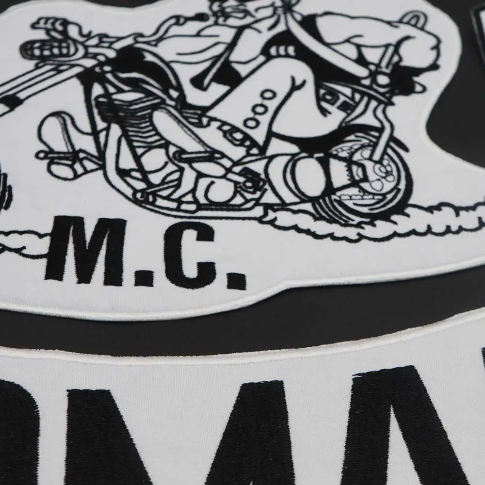 Продажа Монголс кочевой патч вышитый Панк Байкер нашивки одежда наклейки Одежда Аксессуары значок