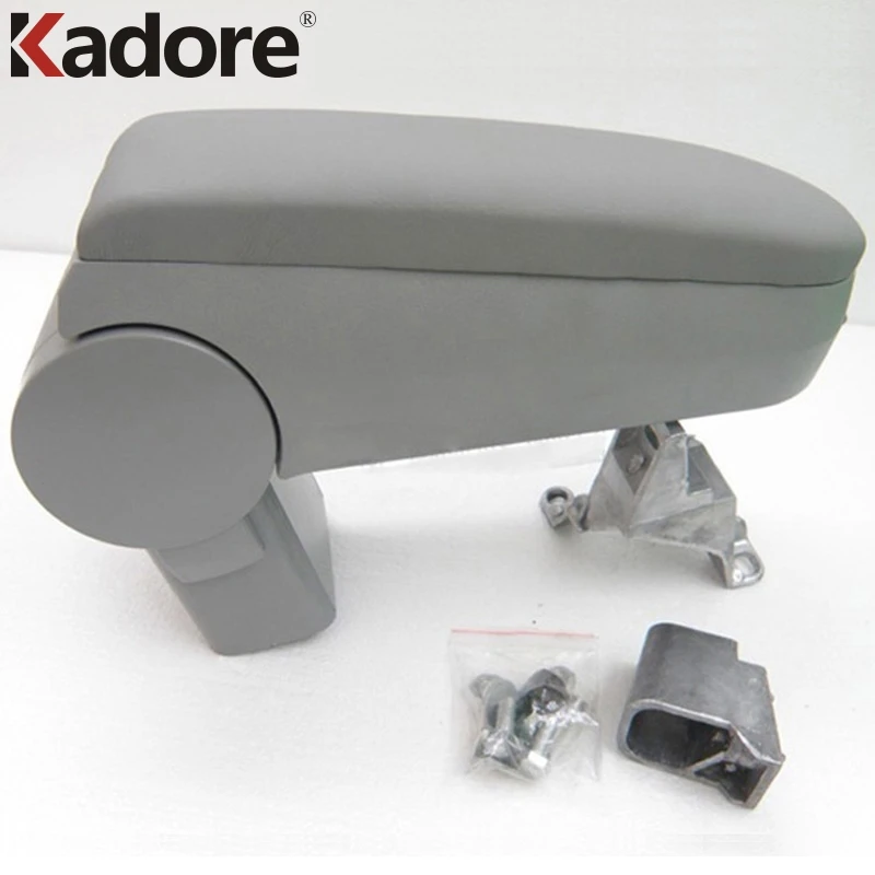 

Kadore For Volkswagen VW Jetta Golf GTI MK4 Bora 1999-2004 Gray Auto Leather Center Console Arm Rest Armrest Box Pad Car Styling