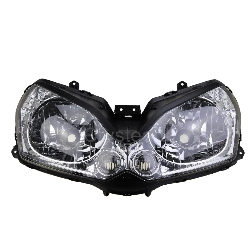 Motorcycle Replacement Headlight Head Light Lamp Headlamp Assembly Housing Kit For Kawasaki ZG1400 08-11 - AliExpress