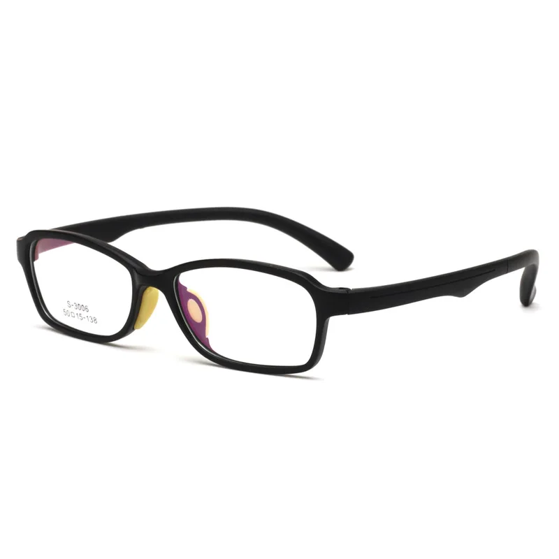 Short-sighted spectacle frame for boys and girls 2019 new type of silica gel TR90 optical spectacle frame S3006