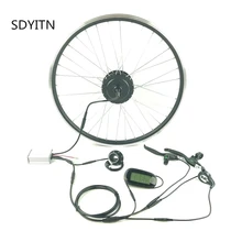 SDYITN 48V350W электрическое преобразование велосипедов Комплект весь водонепроницаемый кабель E-bike задний поворот концентратор мотор с дисплеем LCD6