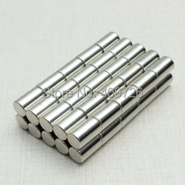 

50pcs 6x10 Neodymium Magnet 6mm x 10mm N35 NdFeB Small Round Super Powerful Strong Permanent Magnetic imanes Disc 6x10