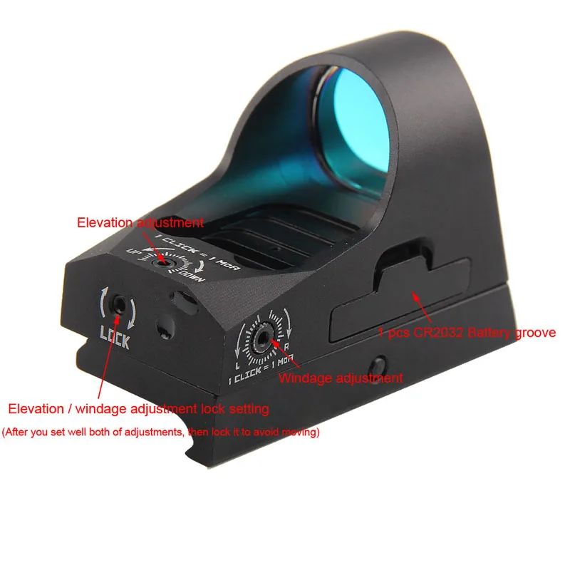 ROMEO3 3MOA Red Dot Sight Scope Shotgun Scope RL5-0037-19