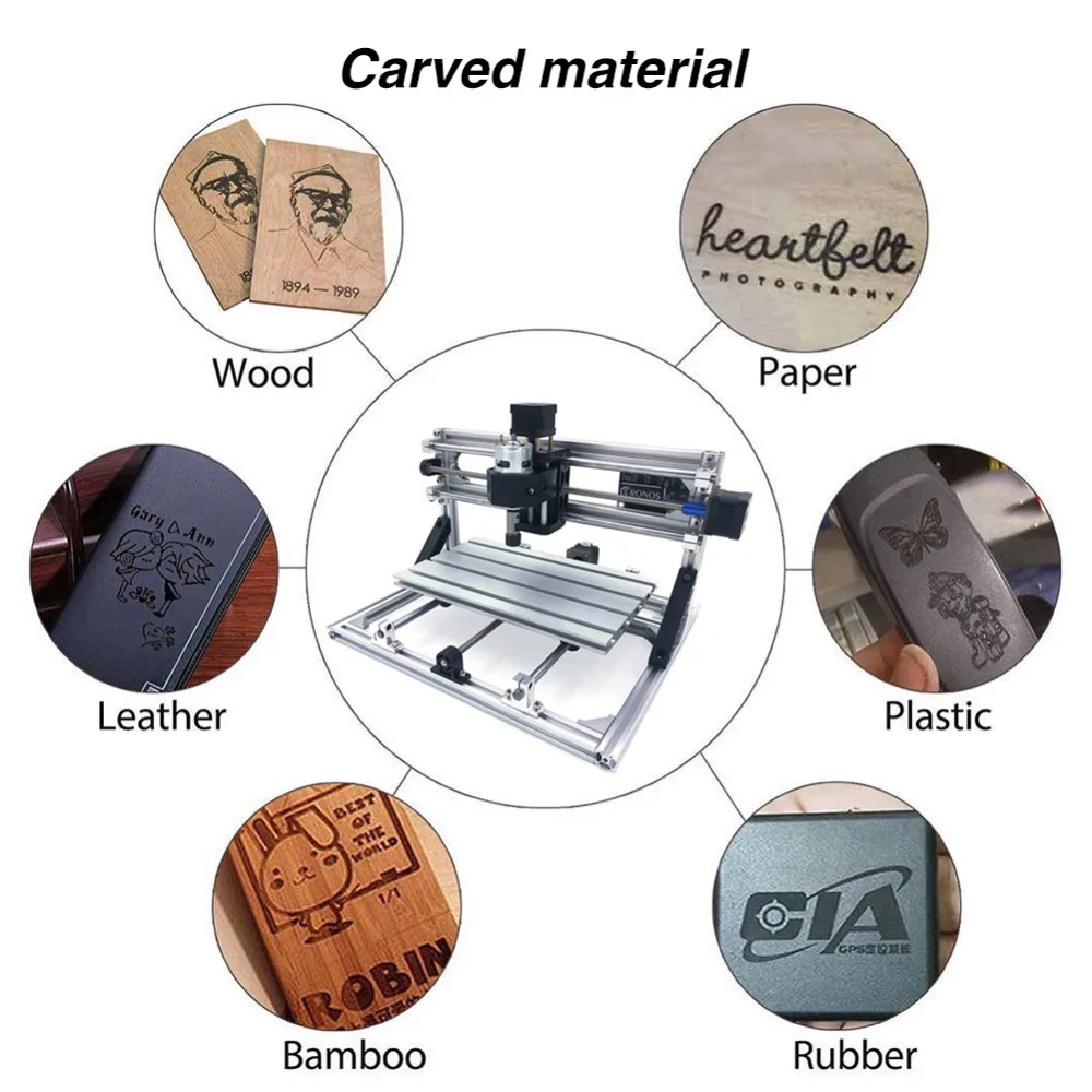 CNC 3018 мини лазерный гравировальный станок DIY гравер инструмент лазерная гравировка GRBL контроль древесины фрезерная Деревообработка